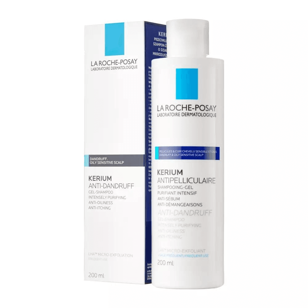 La Roche Posay Kerium Anti-dandruff  Oily Scalp Gel Shampoo 200ml