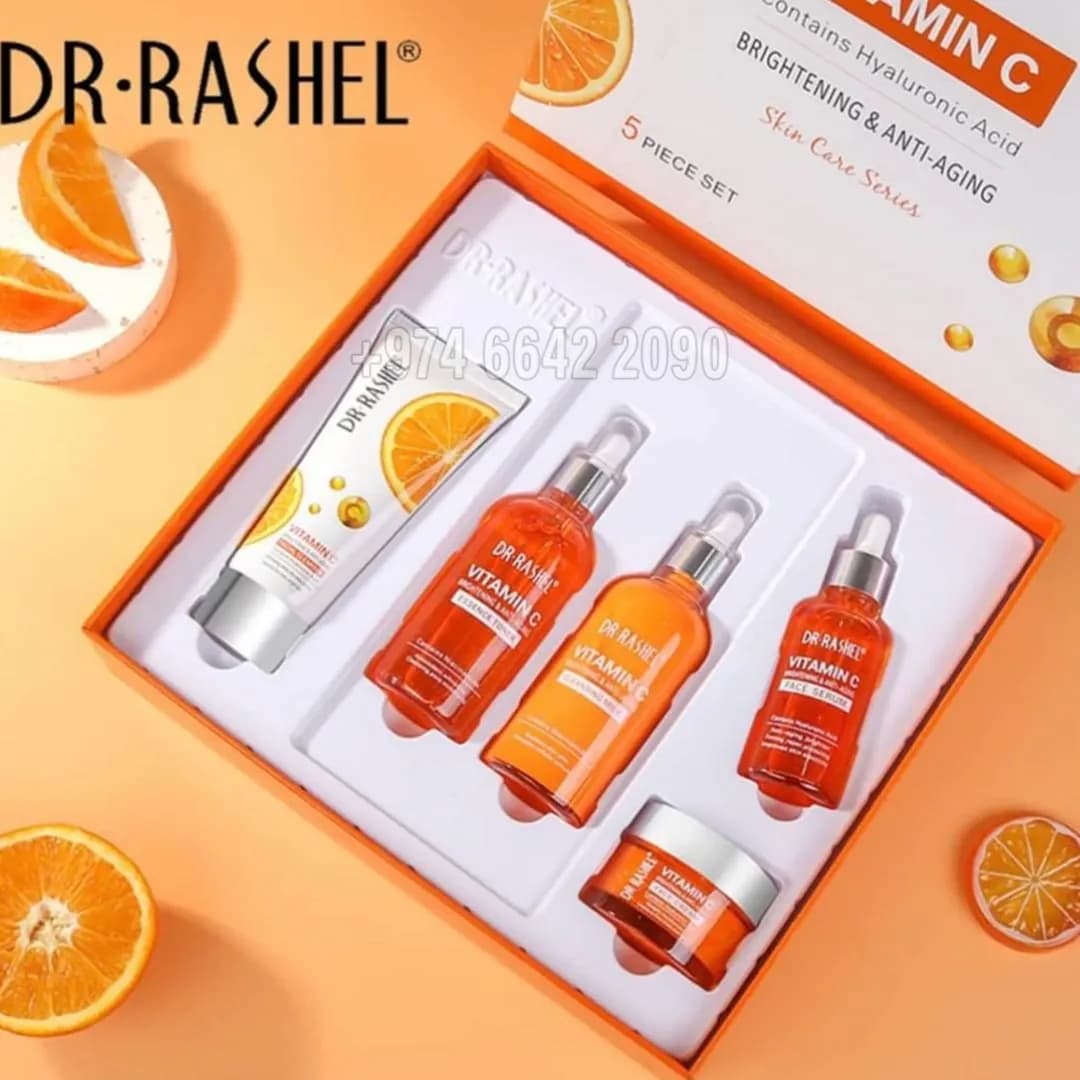 Dr.Rashel Vitamin C Brightening & Anti-Aging Skin Care Series 5Pcs Set