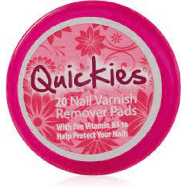 Quickies Nail Varnish Remover Pads 20's