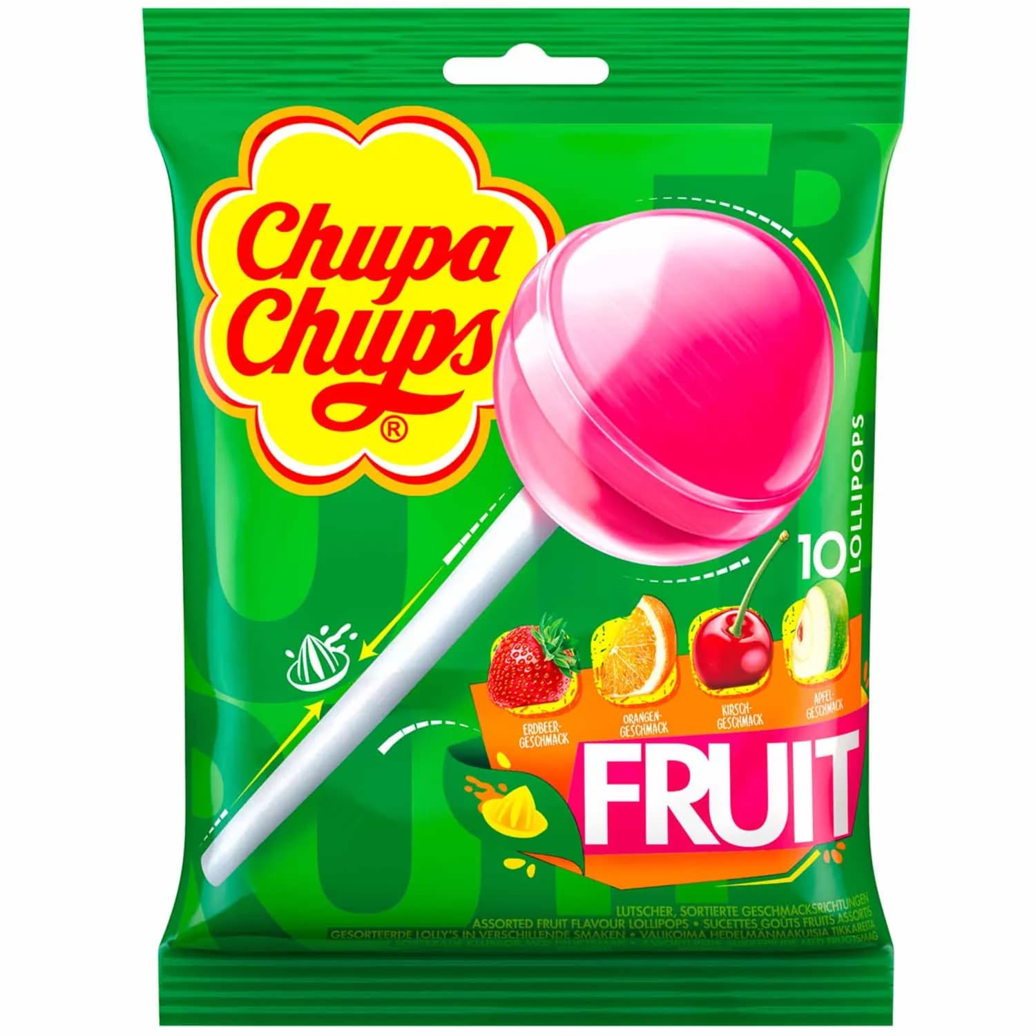 Chupa Chups Fruits 10pcs