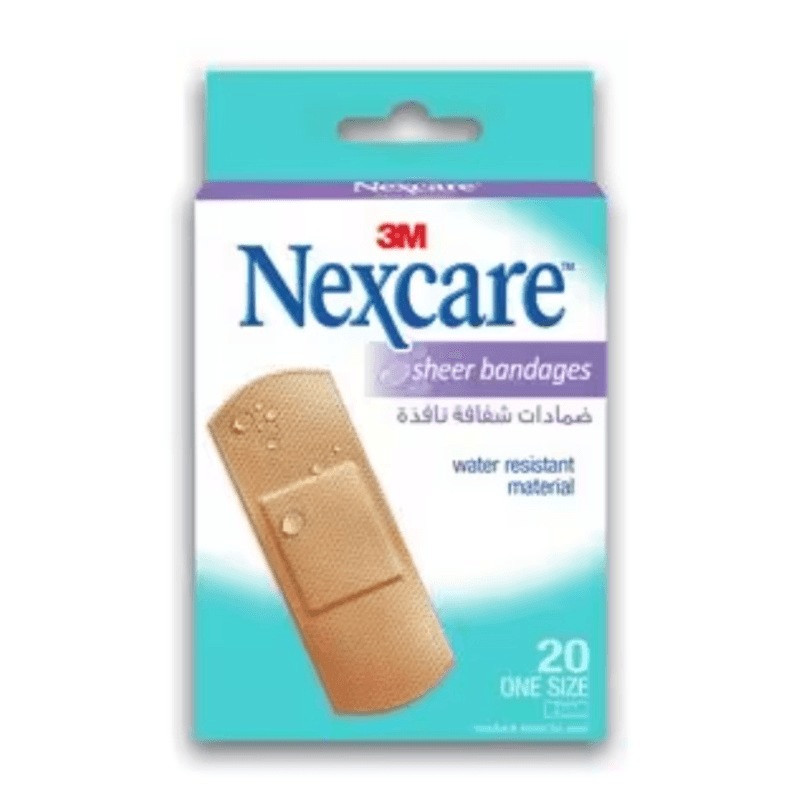 Nexcare Sheer Band Aid 656 - 20 Pieces