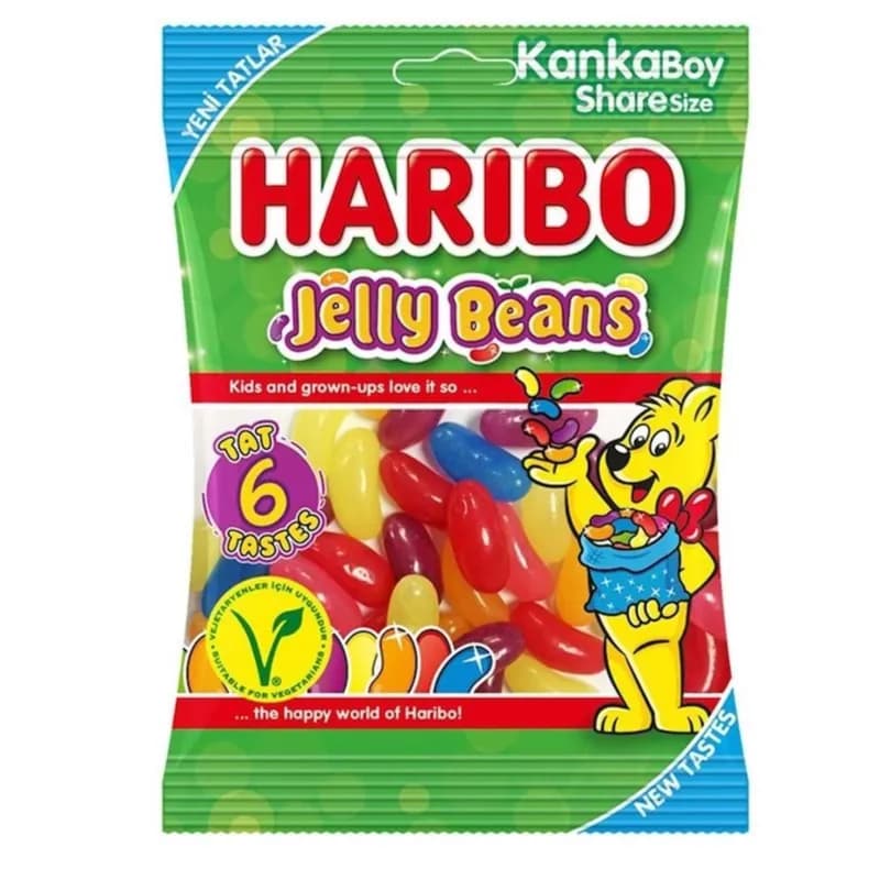 Haribo Jelly Beans 6 Taste 80Gm