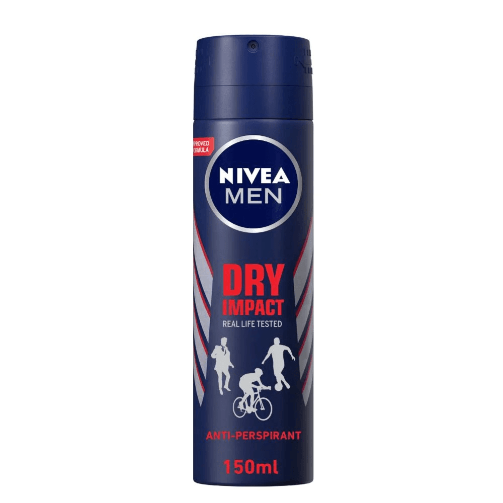 Nivea Dry Impact Spray Male 150Ml No. 3691