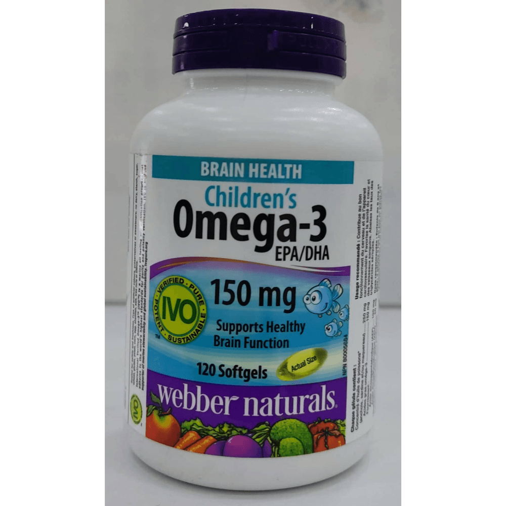Webber Naturals Omega 3 150 Mg 120 Softgels