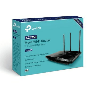 Tp-Link Ac1750 Dual Band Wireless Gigabit Wifi 5 Router Archer C7