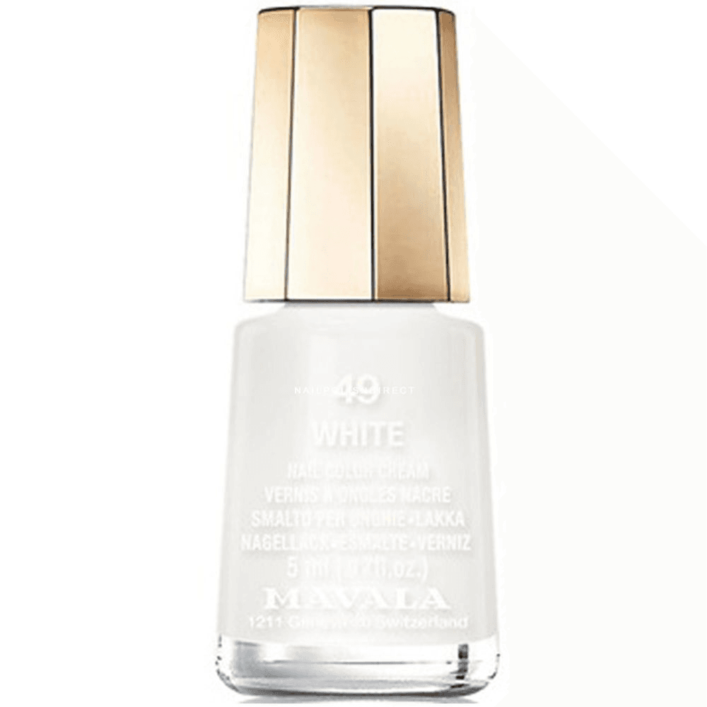 Mavala White Nail Color Polish no.49 5ml