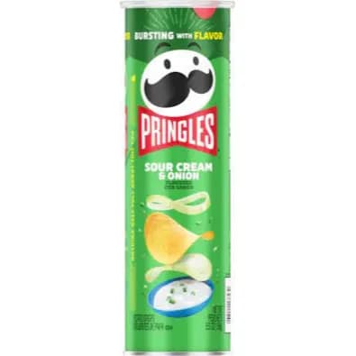 Pringles Sour Cream & Onion Potato Chips 165g