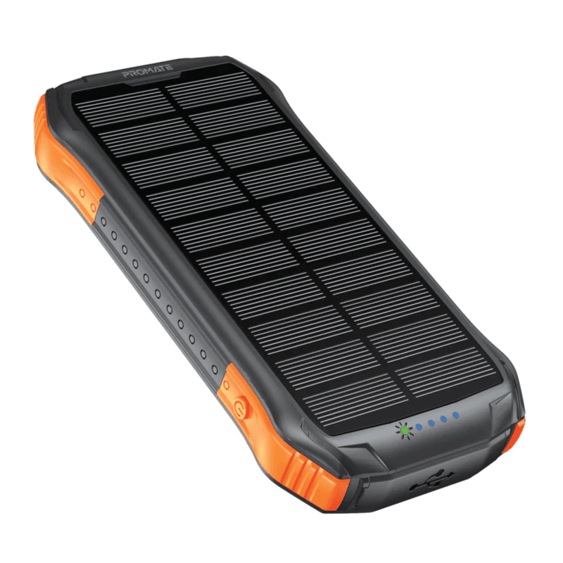 Promate Rugged Ecolight Solar Power Bank 10000mAh