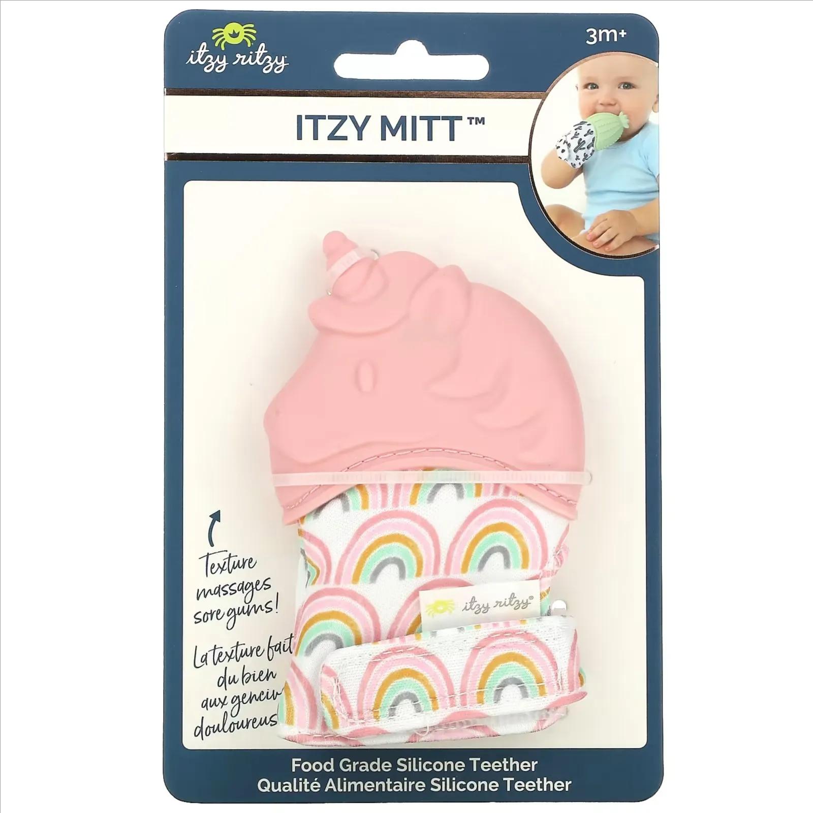 Itzy Ritzy Teething Mittens - Unicorn