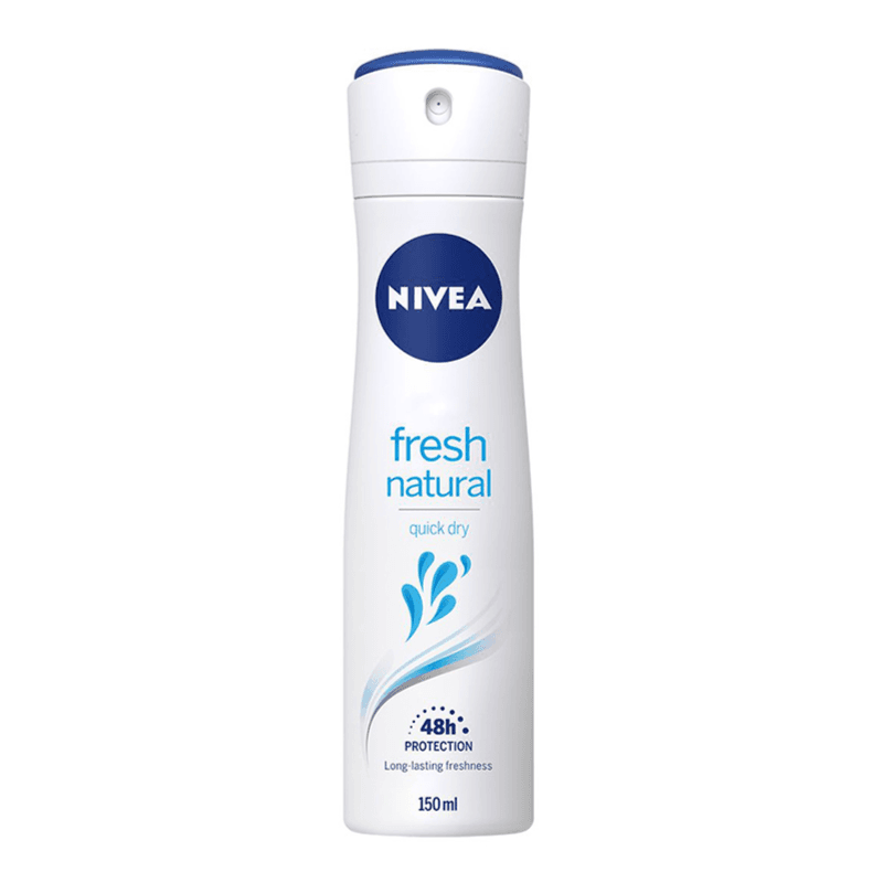 Nivea Fresh Natural Quick Dry Body Spray 150ml