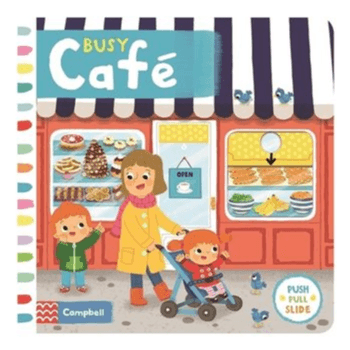 828739 Busy Cafe (Board Book, Main Market Ed.) Illustrated By Forshaw, Louise