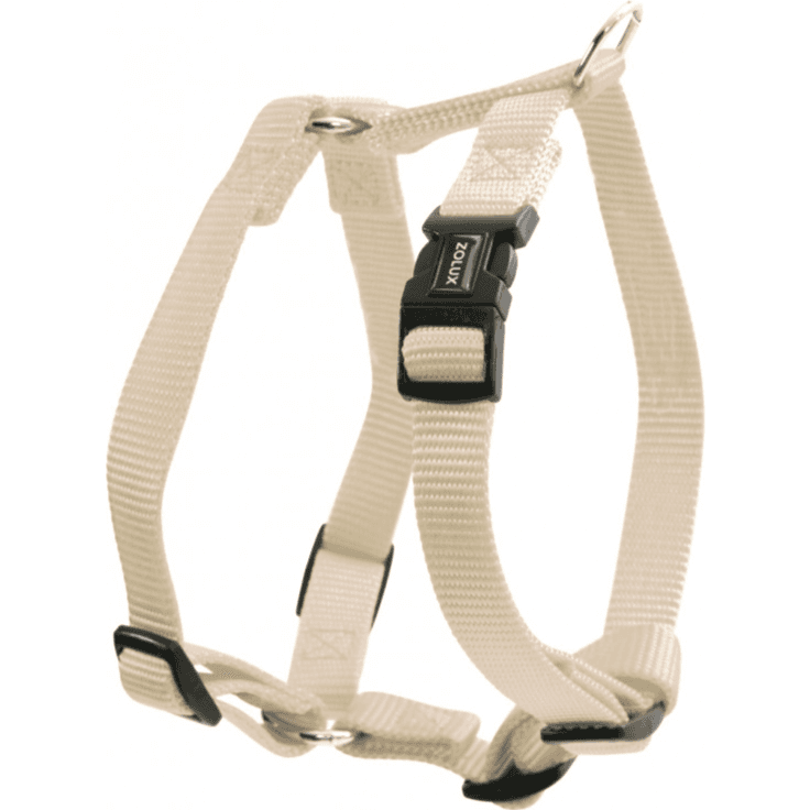 Nylon Adjustable Harness 25mm Beige