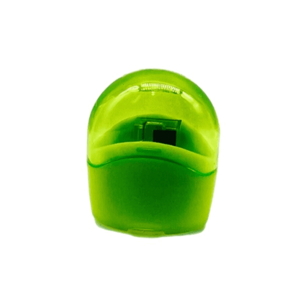 Vneeds Plastic Single Hole U Shape Sharpener Green Colour - 11842