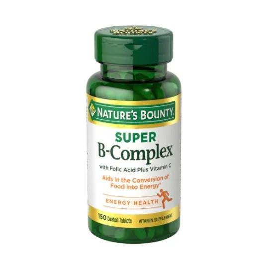 Nature's bounty Super b complex with folic acid 150s