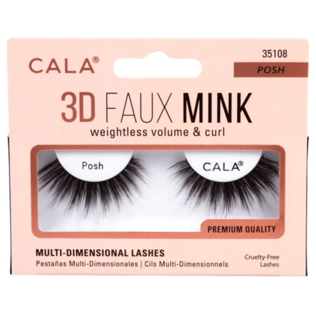 Cala 3D Faux Mink Posh Lashes Ref-35108