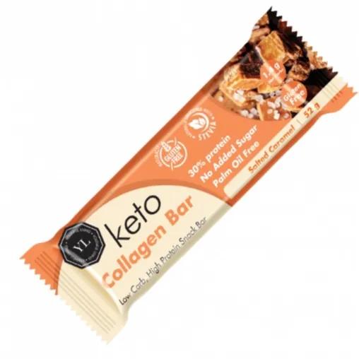 Youthful Living Keto Collagen Bar Salted Caramel 52G