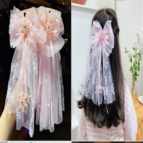 Snow Princess Crown Pink (2Pcs)