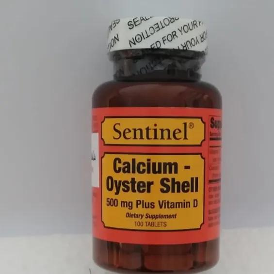 Sentinel Calcium 600mg+vitamin D 60 Tablets