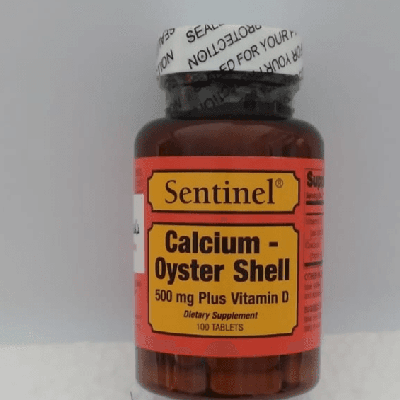 Sentinel Calcium 600mg+vitamin D 60 Tablets