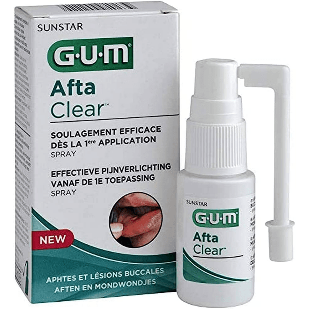 Gum Afta Clear Relief Sores And Mouth Lesions Spray