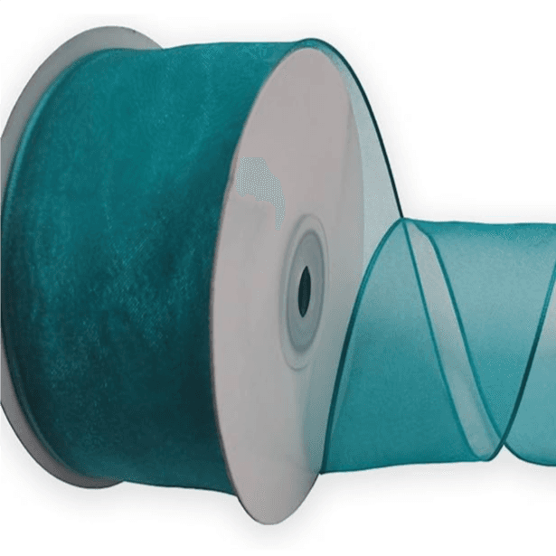 Jade Wired Organza Ribbon 10yards