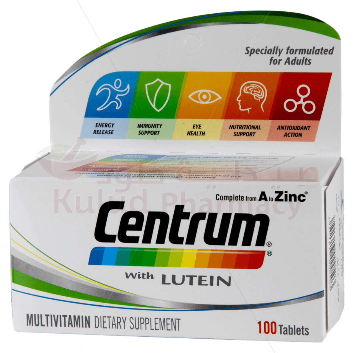 Centrum Silver With Lutein Tab 100's