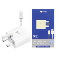 Nyork Adaptive Fast Charge USB Micro Wall Charger with UK Standard Plug NYH-201