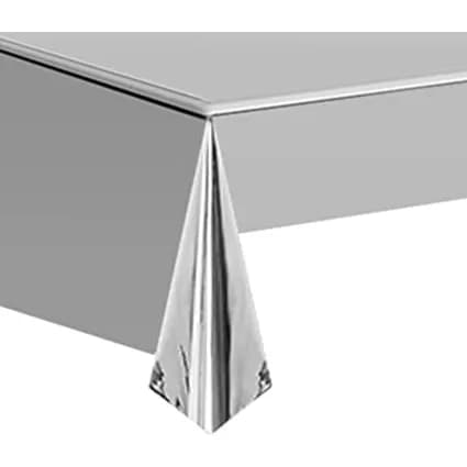 Table Cover Silver 54 X 72 Inches