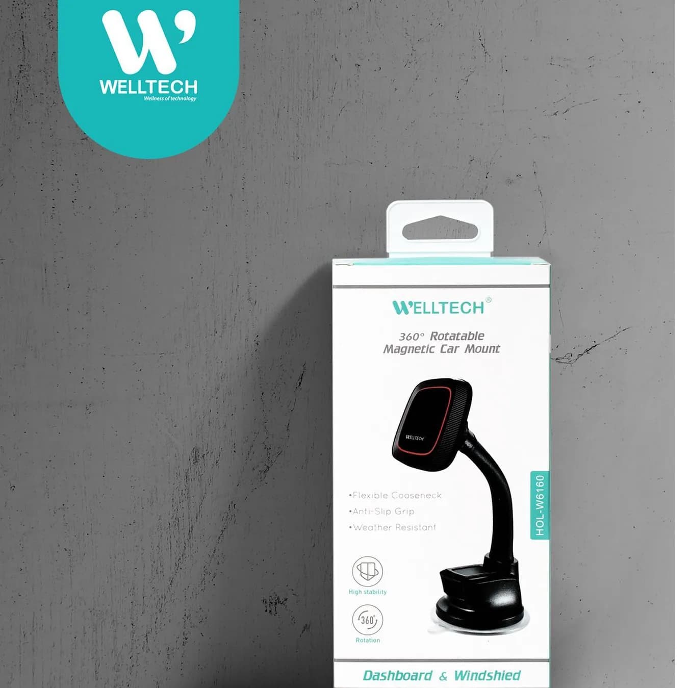 Welltech W6160 Rotatable Magnetic Car Mount