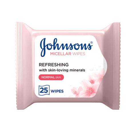 Johnsons Micellar Refreshing Normal Skin 25 Wipes No.3211