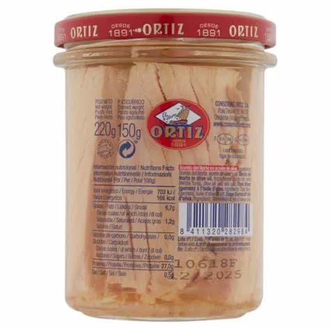 White Ortiz Tuna in Water 214g