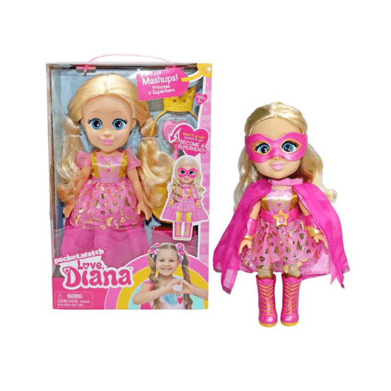 Love Diana 13 Inch Doll Mashup Superhero  20968