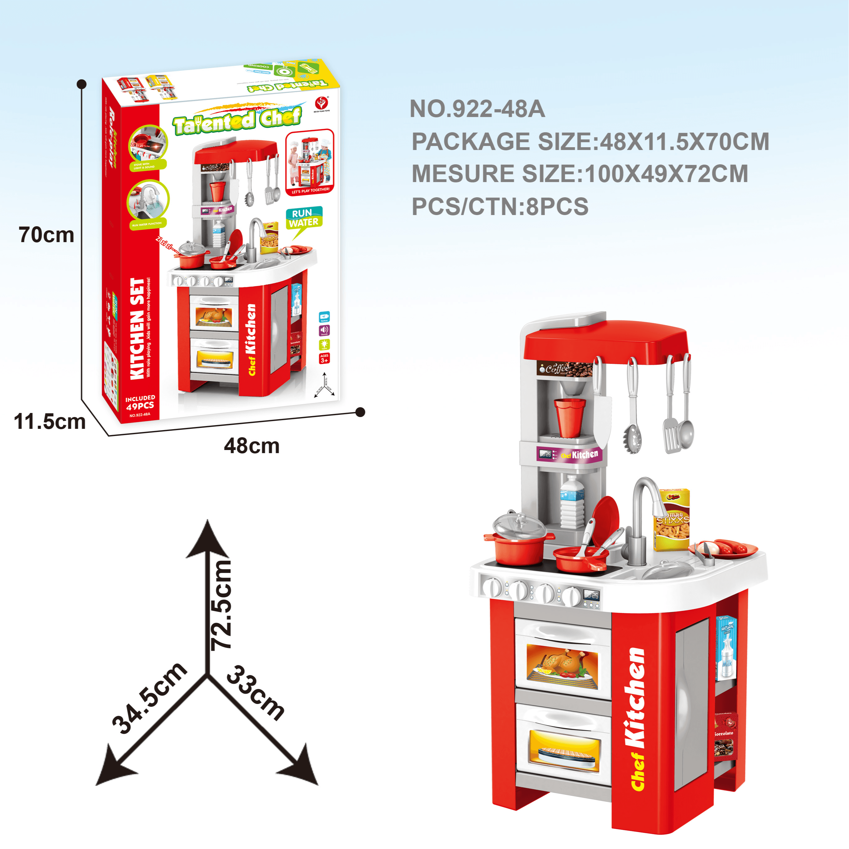 Kitchen Set - 49 Pieces