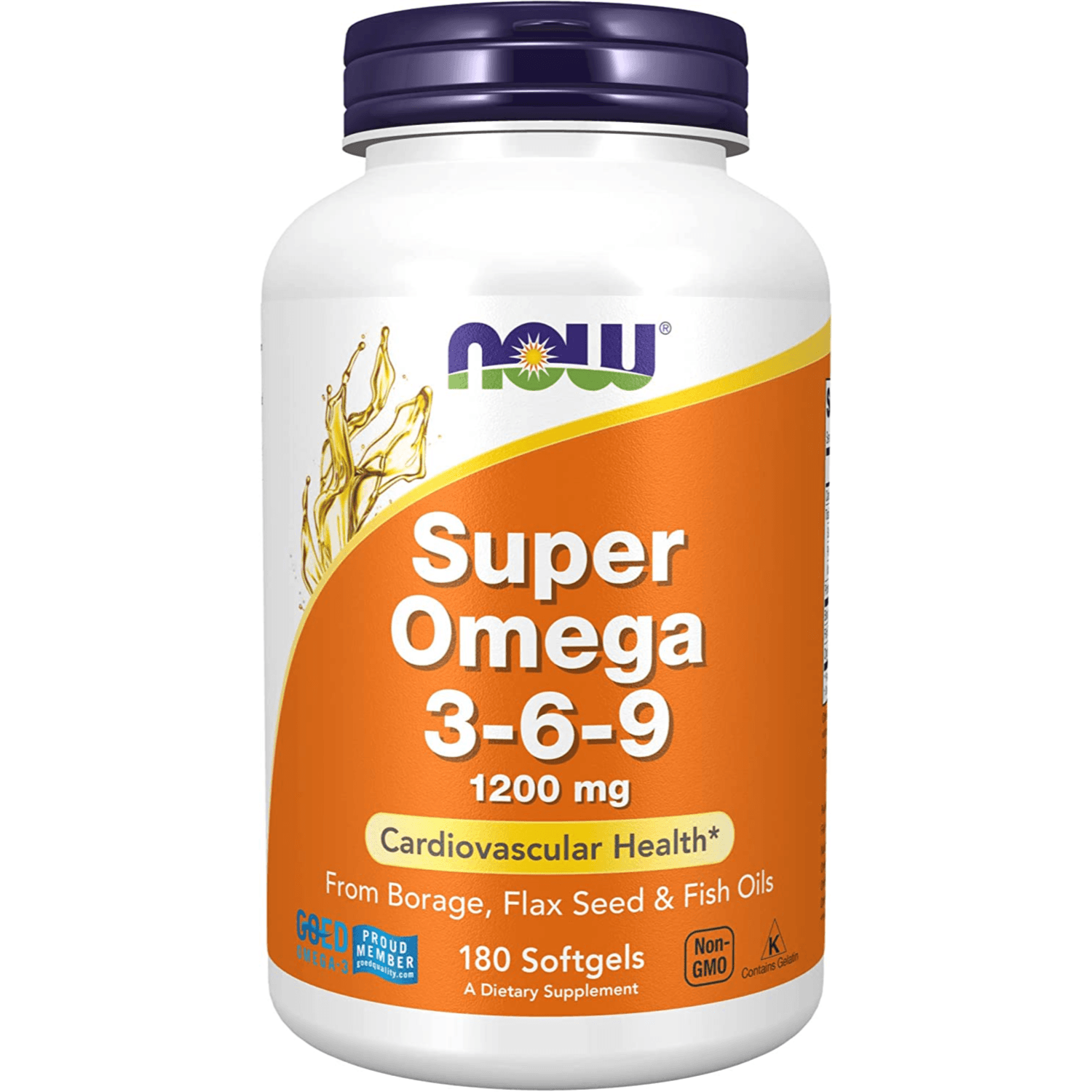 Now Super Omega 3-6-9 1200mg 90 Softgels