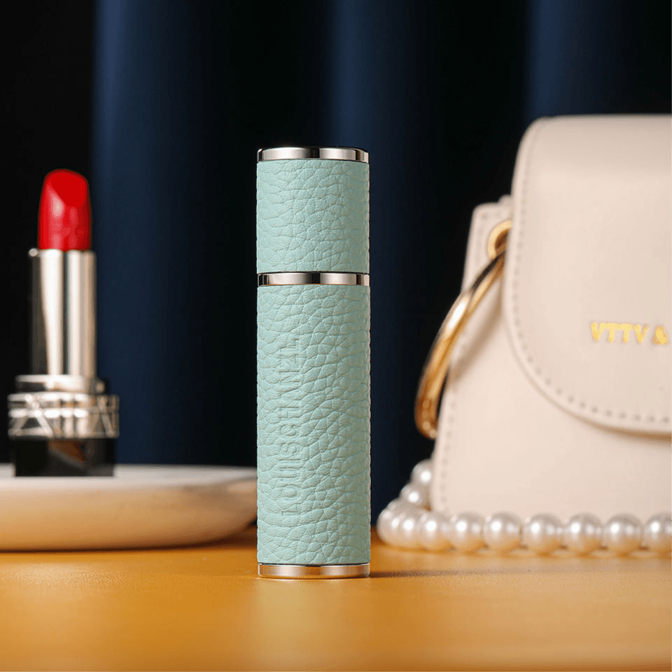 Leather Luxury Mini Travel Bottom Filled Perfume Atomizer