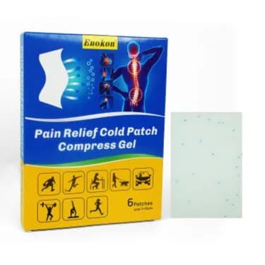 Enokon Pain Relief Cold Patch Compress Gel 6 Patches