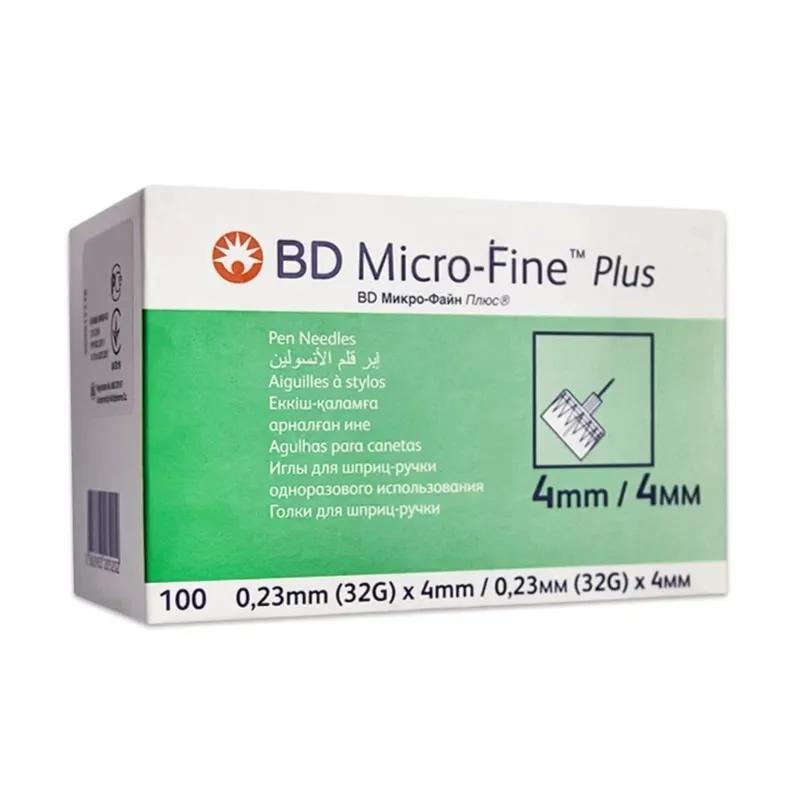 BD Micro Fine Plus 4mm 100's