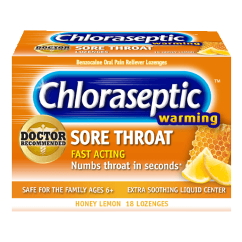 Chloraseptic Honey Lemon Lozenges 18's