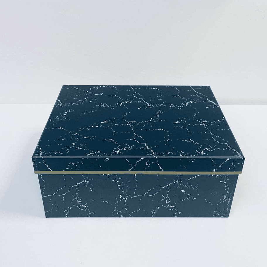 Extra Small Black Marble Gift Box