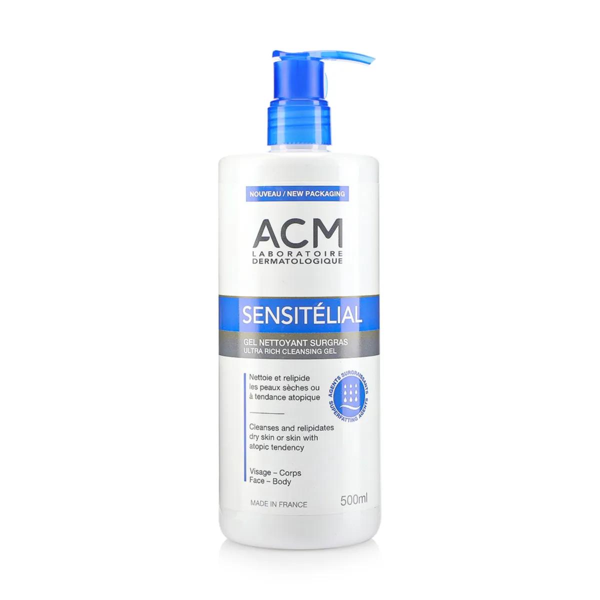 Acm Sensitelial Ultra Rich Cleansing Gel 500ml