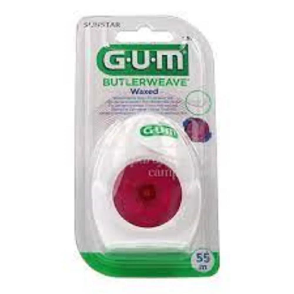 Gum Dental Floss Butlerweaved Waxed 1155