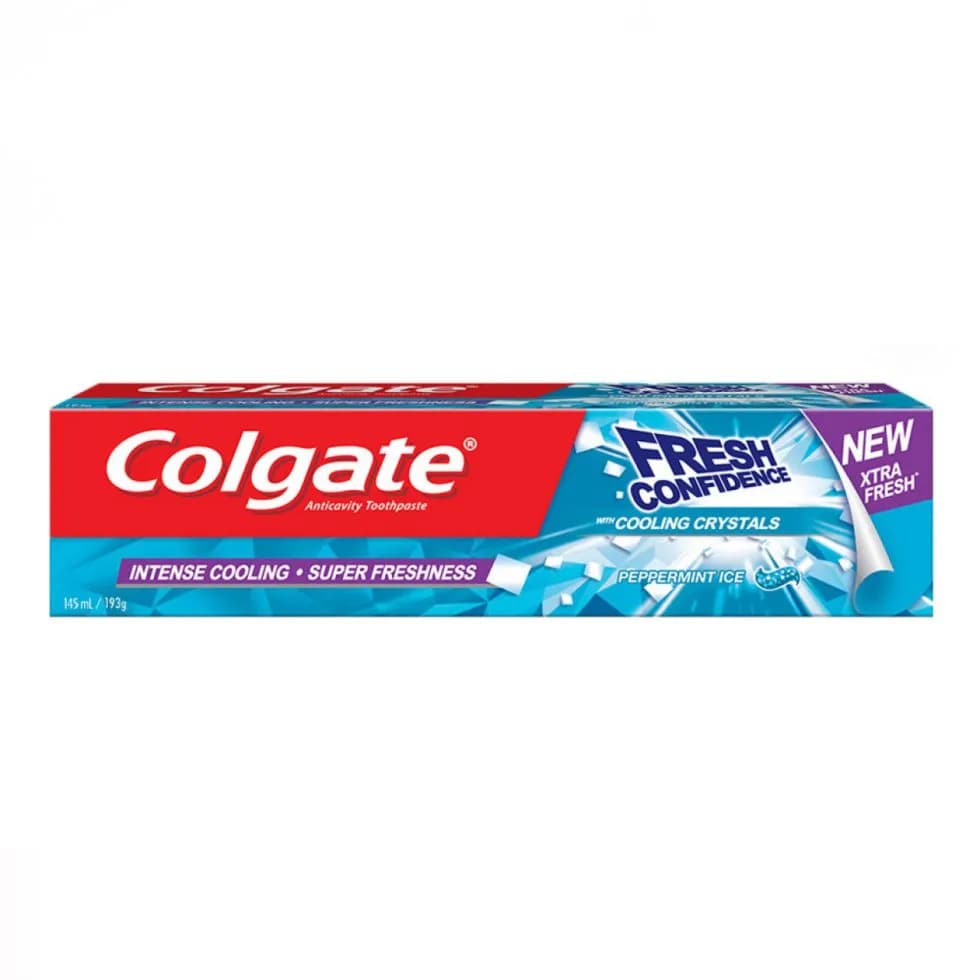 Colgate Anticavity Toothpaste Fresh Confidence Cooling Crystals 193g