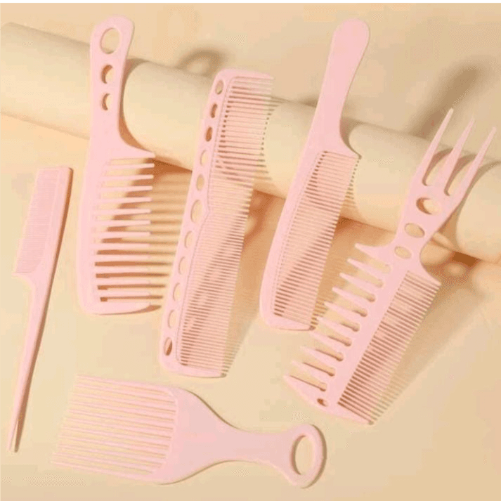 Hair Comb Set, 6 Pieces P-010