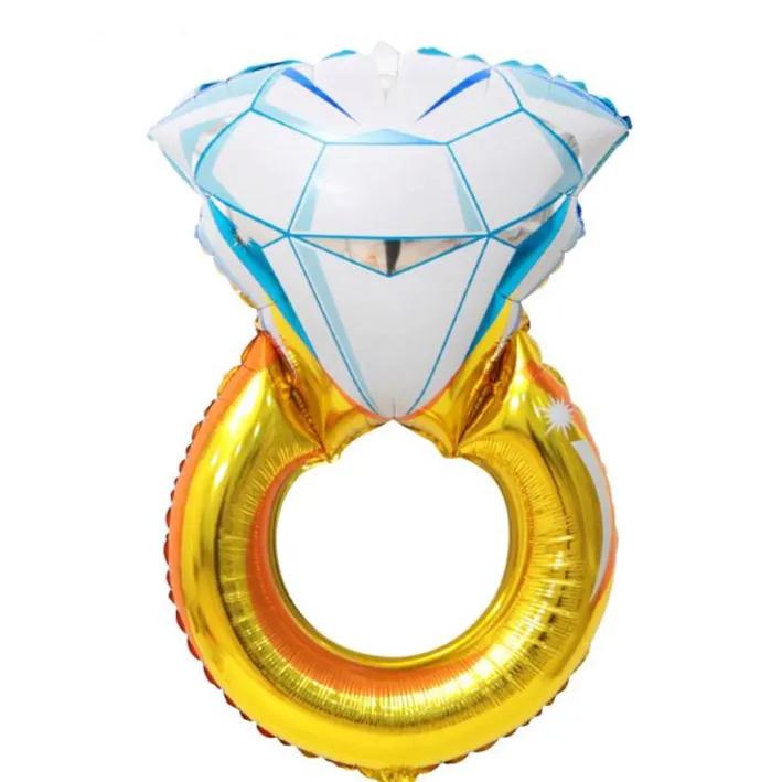 Big Gold Ring Helium Balloon