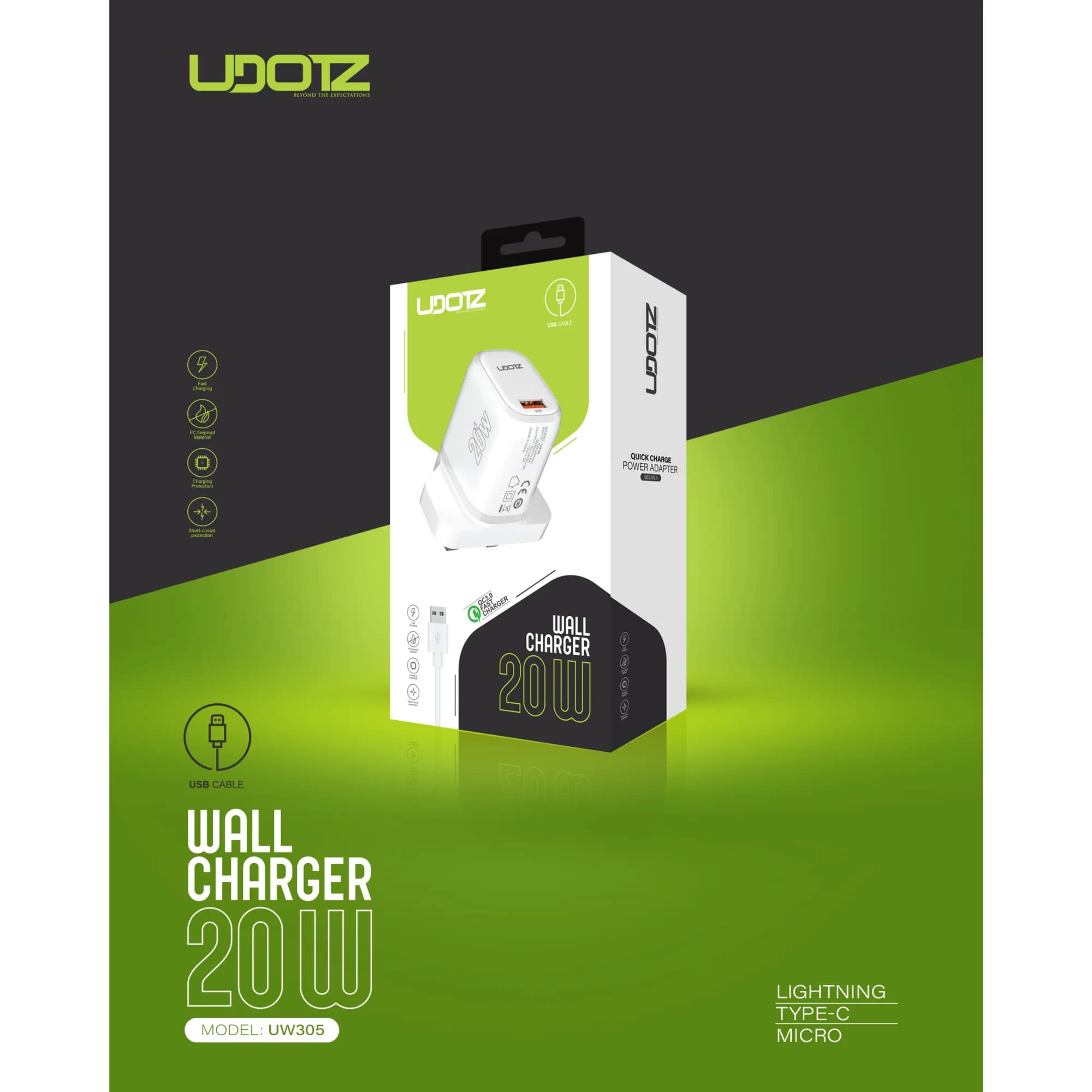 Udotz Wall Charger 20w