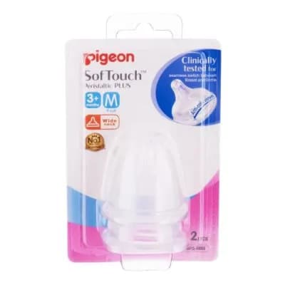 Pigeon Soft touch Peristaltic Plus 3+ months Medium Size Y-Cut 2pcs Code:PB01868