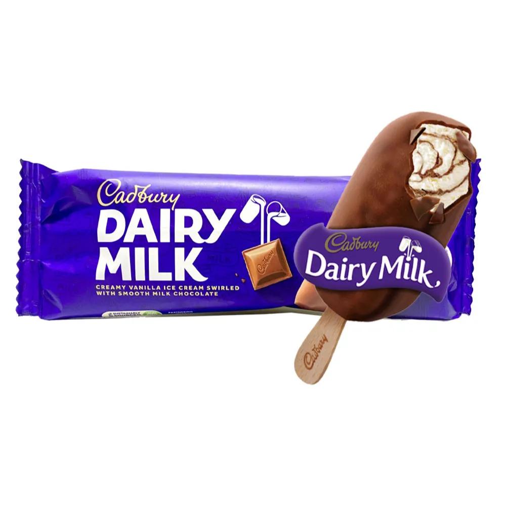 Cadbury Dairy Milk Creamy Vanilla Ice Cream Swirled With Milk Chocolate 100Ml