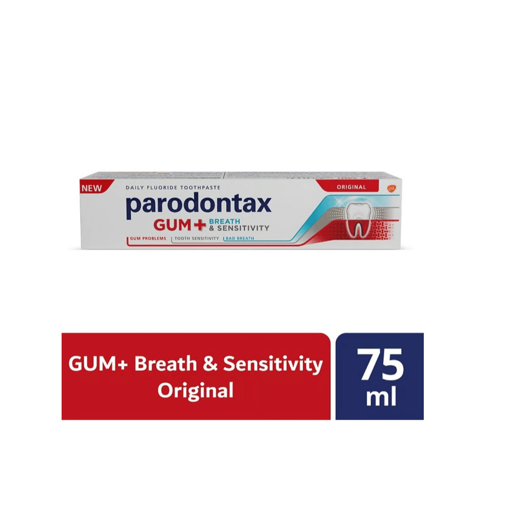 Parodontax Original Gum+ Breath and Sensitivity Toothpaste 75ml