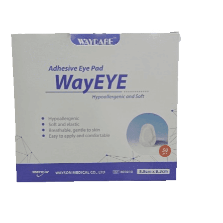 Waycare Wound Dressing Eyepad 5.8 X 8.3 50'S