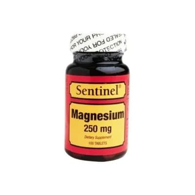 Sentinel Magnesium 250mg 100 Tablets